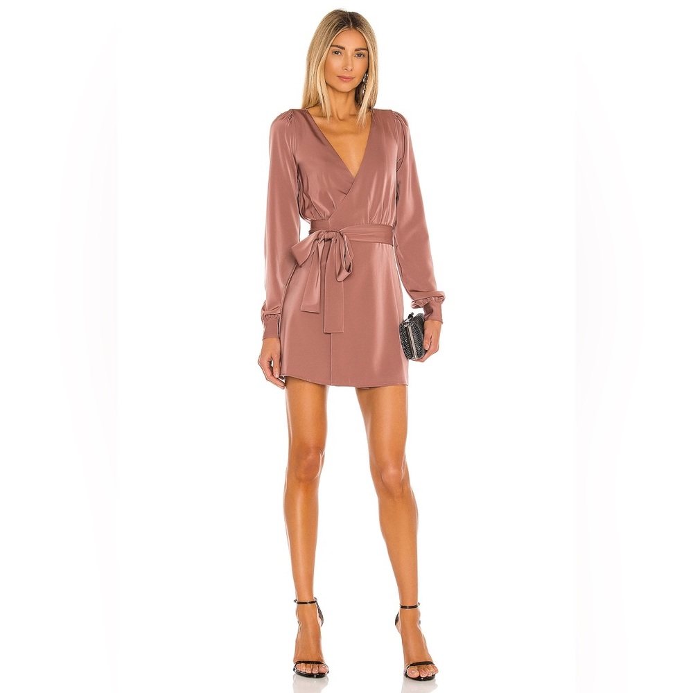 Revolve NBD Janet Mini Dress in Mauve NWT